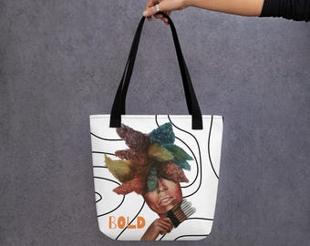 BOLD AFRO PRINT-Einkaufstasche