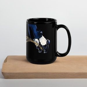 Sparkle Mike Black Glossy Mug
