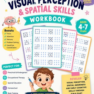 Visual Perception & Spatial Skills Workbook