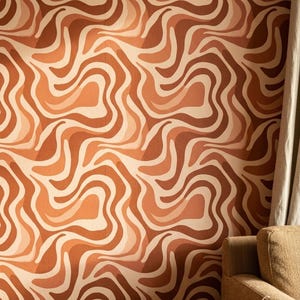 Mid Century Modern Wallpaper Retro Minimalist Wall Mural