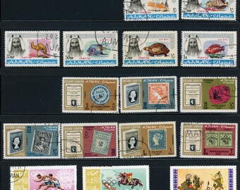 Ajman - Postage Stamps - 87 Stamps - see all 6 pages - Ajman - United Arab Emirates - Saudi Arabia - MG-Aj01