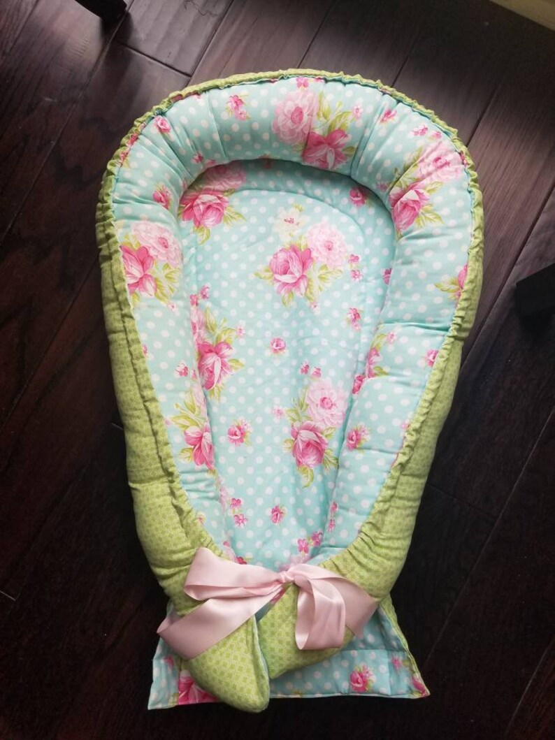 Doc a tot Baby Sleeper Transition Bed Co-sleeper 23 READY TO SHIP floral Crib Bedding Baby Nest Nursery Baby Shower Gift Woodland,