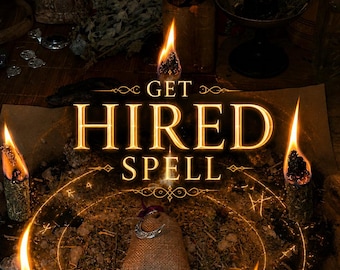 Get Hired Spell, Career Opportunity Ritual, Job Success Energy, Interview Confidence Manifestation