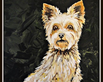 custom personalized painted pet portraits