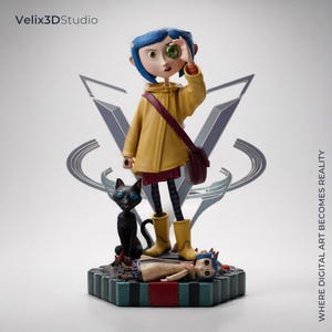 Coraline STL 1/6 Scale Resin Statue