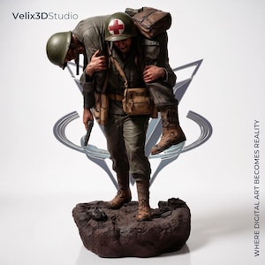 WW2, German Feldgendarmerie X2 Officers Resin Figure 1/48, 1/35, 1