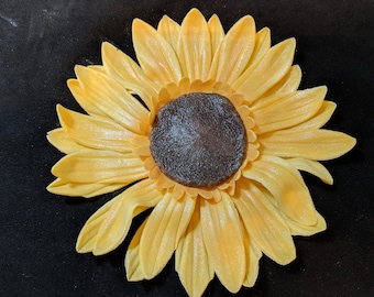 Giant 6" Edible SUNFLOWER gum paste/fondant / sugar flower / cake decorations or cupcake topper