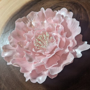 Edible Ex Lg 5&quot; Gum paste sugar open PEONY  / any color / Cake decoration / Fondant / sugar flower / wedding cake decoration / cake topper