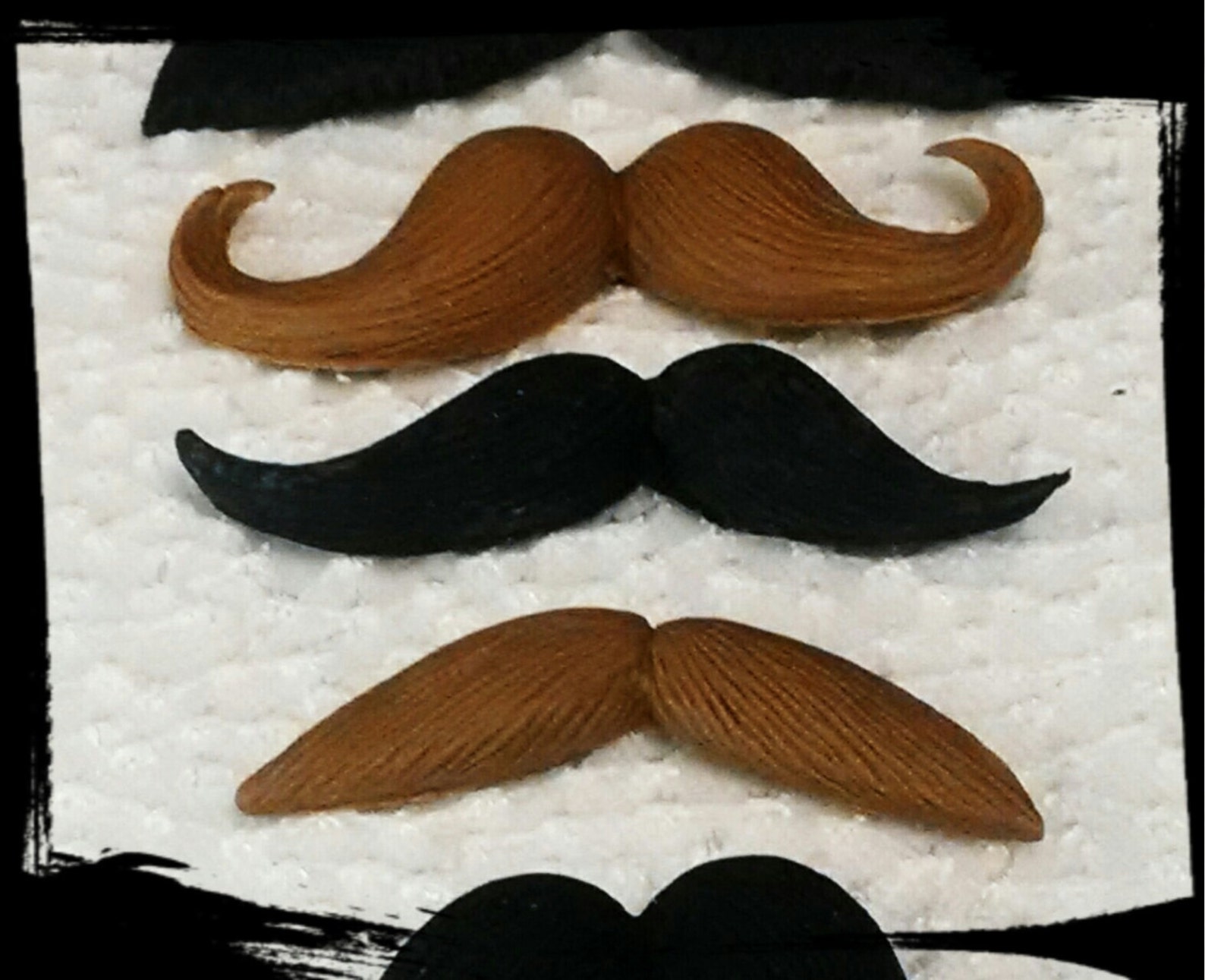 24 Edible MUSTACHE Gum Paste/fondant /any Colors/moustache Etsy