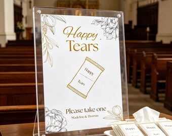 Elegant Signature Collection, Happy Tears,  Personalised Digital Download