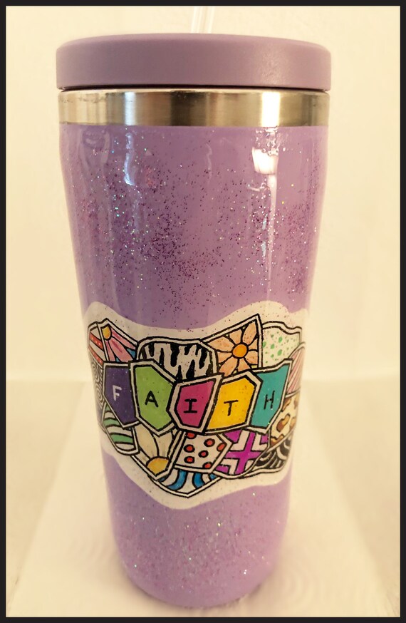 Hand painted tumbler Etsy