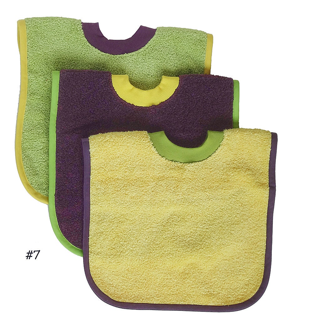 Pullover Baby to Toddler Bibs Set of Three Set 7 Etsy