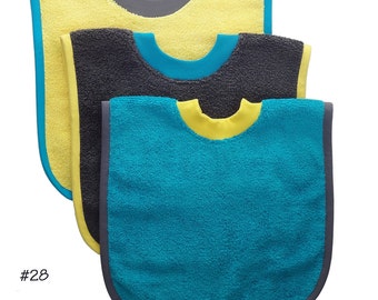 Pullover Baby to Toddler Bibs -- Set of Three -- Set 28