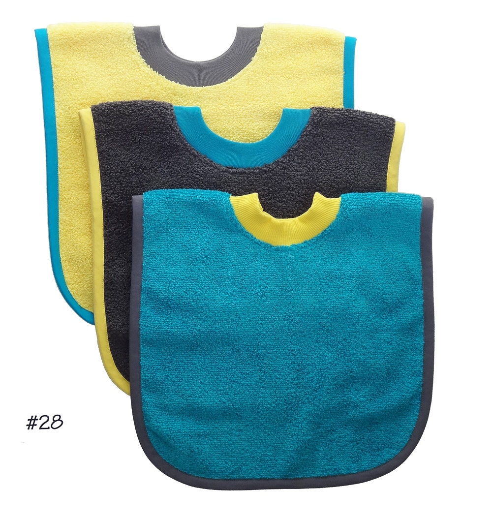 Pullover Baby to Toddler Bibs Set of Three Set 28 Etsy