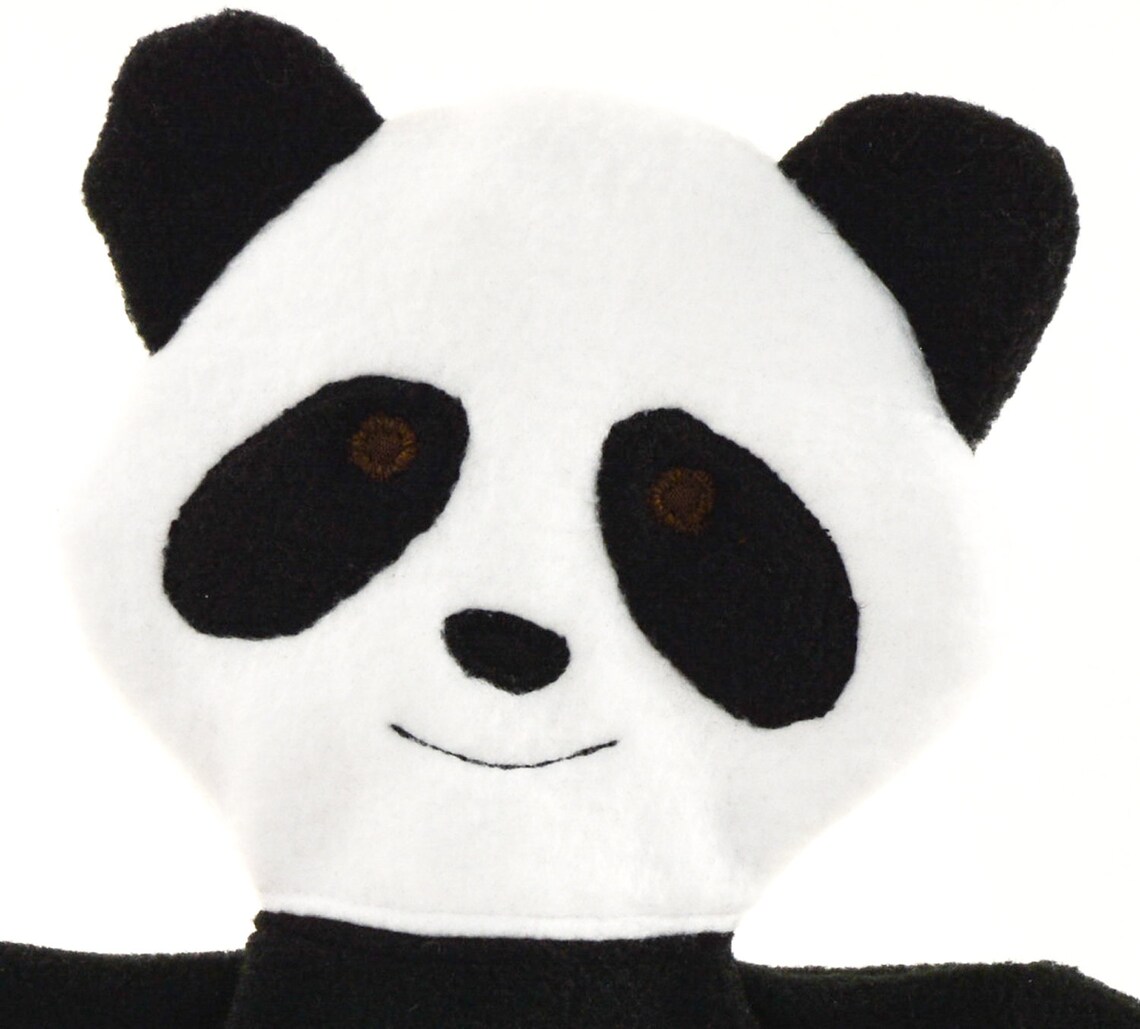 Panda Hand Puppet Etsy
