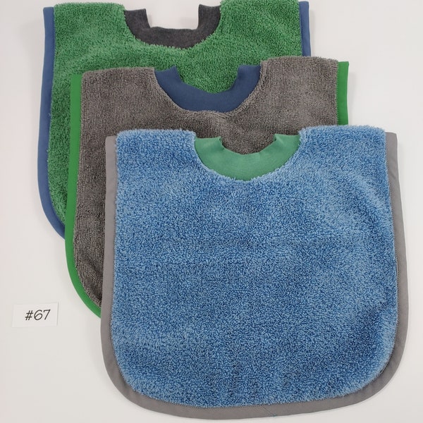 Pullover Baby to Toddler Bibs -- Set of Three -- Set 67