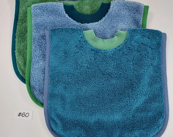 Pullover Baby to Toddler Bibs -- Set of Three -- Set 60