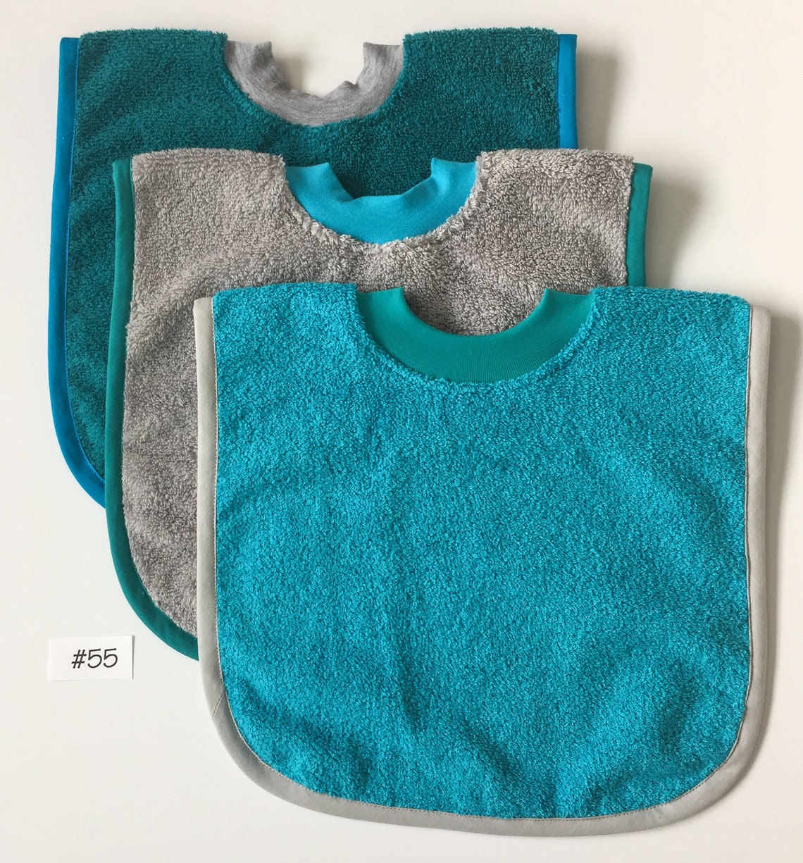 Pullover Baby to Toddler Bibs Set of Three Set 55 Etsy