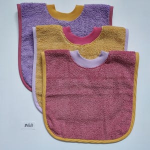 Pullover Baby to Toddler Bibs -- Set of Three -- Set 68