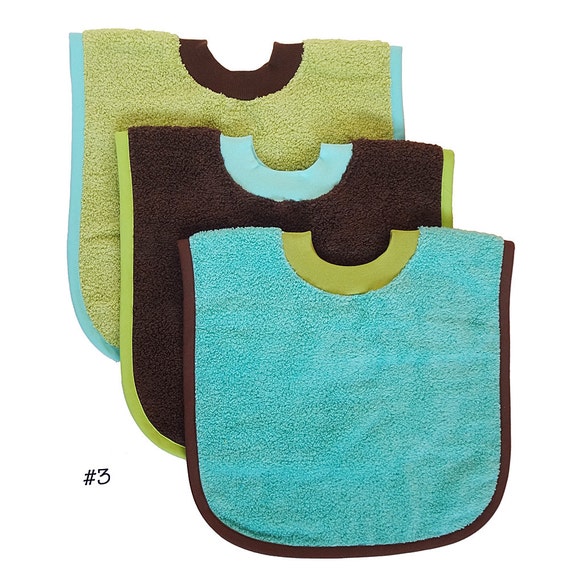 Pullover Baby to Toddler Bibs Set of Three Set 3 Etsy