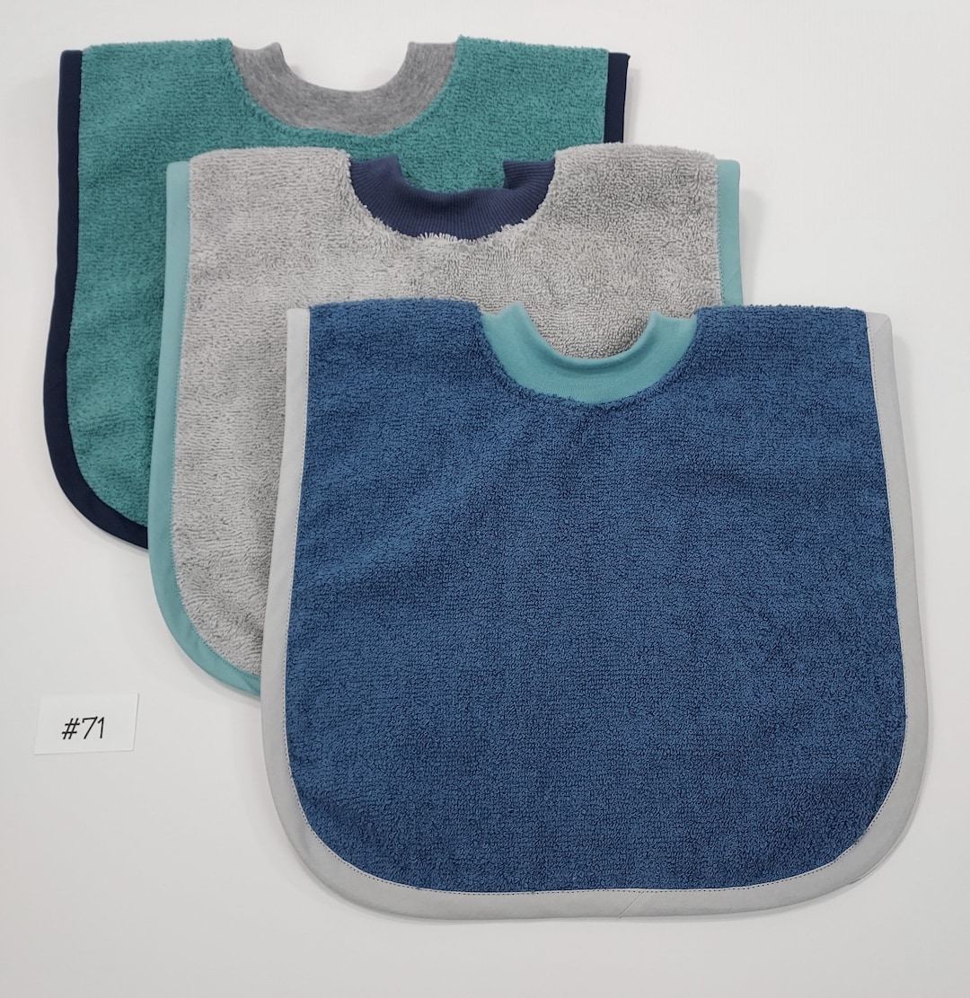 Pullover Baby to Toddler Bibs Set of Three Set 71 Etsy