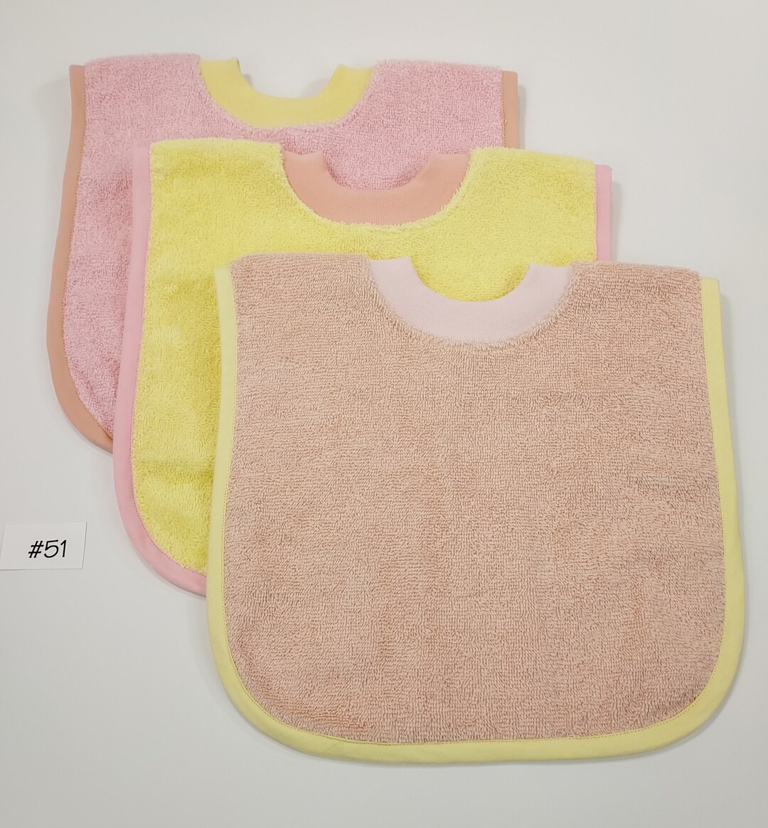Pullover Baby to Toddler Bibs Set of Three Set 51 Etsy