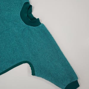 Light Teal Pullover Baby to Toddler Bib with Sleeves