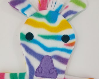 Zebra Hand Puppet (Fanciful Series)