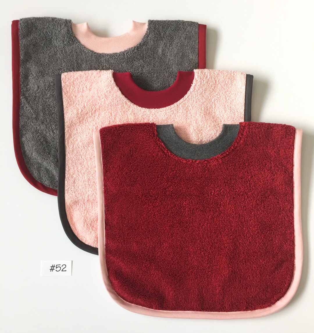 Pullover Baby to Toddler Bibs Set of Three Set 52 Etsy