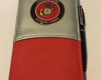 USMC Marine Corps Jotter Notebook Handheld Calculator Pen Pad