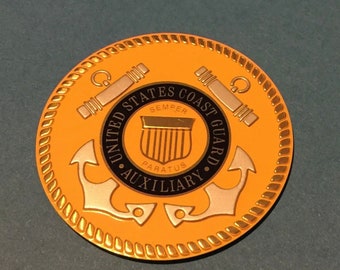 Coast Guard Logo Litho Sticker 2 inches