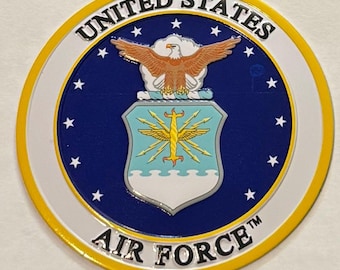 Air Force Logo Litho Sticker 2 inches
