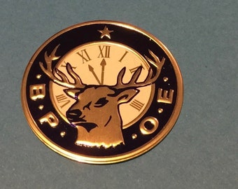 BPOE Elks Lodge Logo Litho Sticker 2 inches