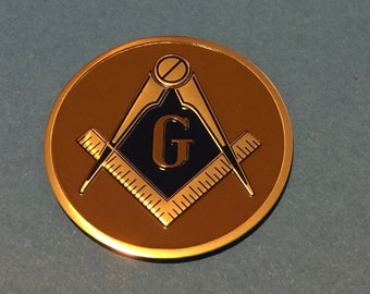 Mason Masonry Masonic Lodge Logo Litho Sticker 2 inches