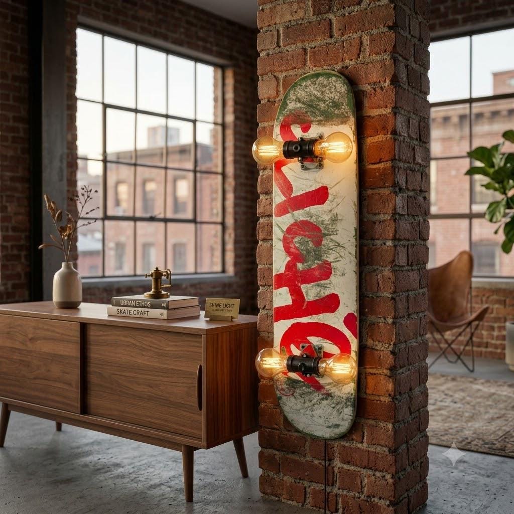 Skateboard lamp - Etsy 日本
