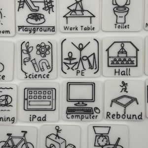 Magnetic Visual Timetable Tile Bundle