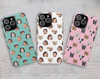 Custom Face Phone Case, Personalized Phone Case, Baby Face Phone Case, Custom iPhone Samsung Phone Case, Pet Photo Phone Case