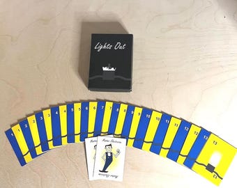 Lights Out - Fast Family Card Game for Kids and Adults | Ages 5+ | 2-4 Players