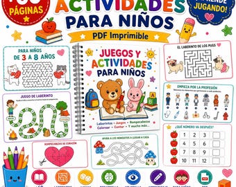 libro infantil, actividades niños, juegos niños pdf, pdf imprimible, preescolar pdf, juegos educativos, homeschool pdf, aula,niños 3-8 años,