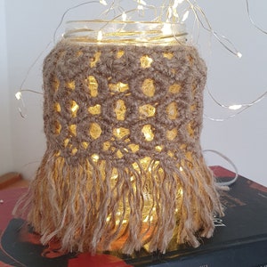 Macrame covered jars | Boho home decor | Unique | Handmade