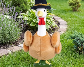 Handmade Garden Porch Goose Outfit, 23 Inch Goose Costume, Thanksgiving Turkey Costume Set, Lawn Garden Decor, Christmas Gift, Grandma Gift