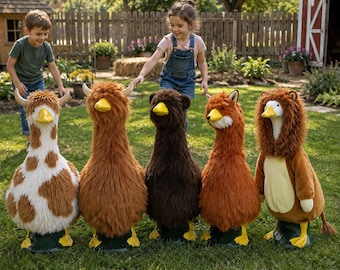 23 Inch Porch Goose Animal Outfits, 10 Farm Zoo Styles, Garden Decor