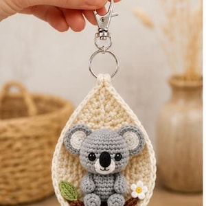 Crochet Koala Pattern PDF | Cute Amigurumi Koala Tutorial | Crochet Animal Pattern | Handmade Plush Toy DIY