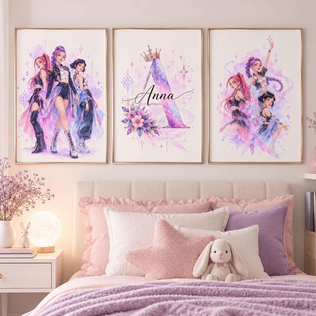 Girl Music Poster - Etsy