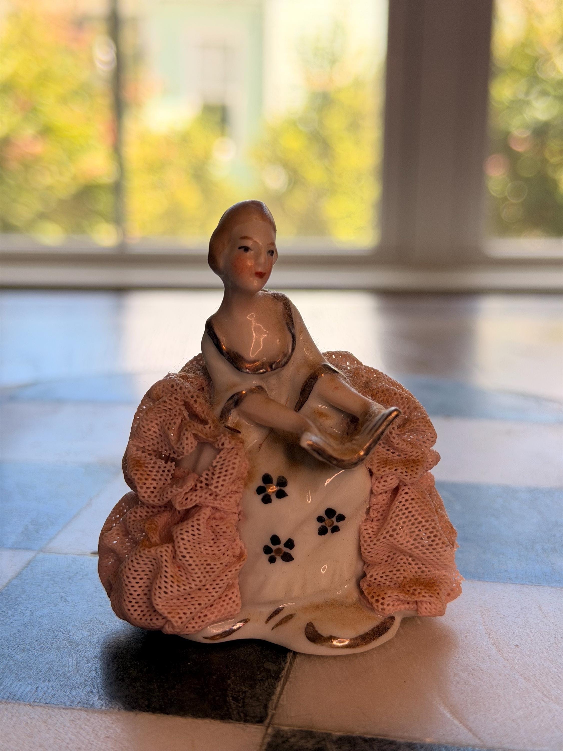 Dresden China Figurine - Etsy