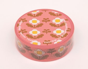 Floral Washi Tape - Vintage Pink