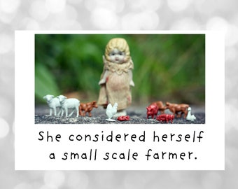 She Considered Herself A Small Scale Farmer Magnet Farming Gift Farmer