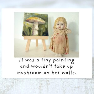 Funny Fungi Mushroom Card Adventures Claudia Mycology Stationary