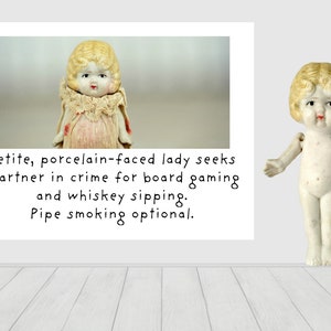 Sassy China Doll Notitiekaart Claudia "Personal Ad" grappige vriendschapskaart (1)