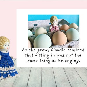 Die Karte zu bestücken war nicht dasselbe wie auf die alte Doll Doll Card